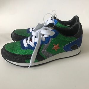 RARE Converse JW Anderson Thunderbolt One Star Glitter Sneakers